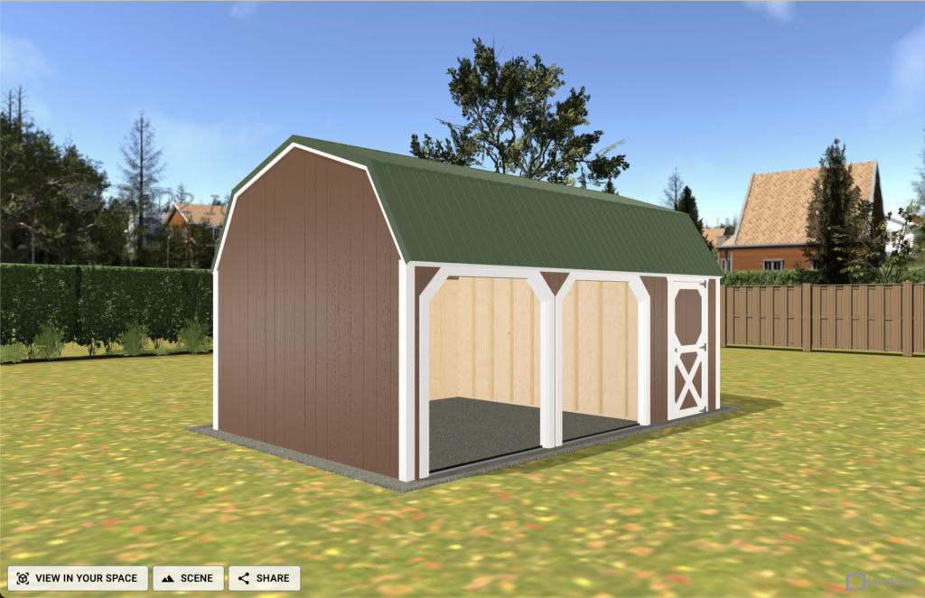 3D horse stall